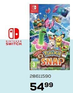 Supra Bazar Nintendo switch new pokemon snap aanbieding