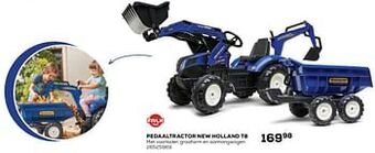 Pedaaltractor new holland t8
