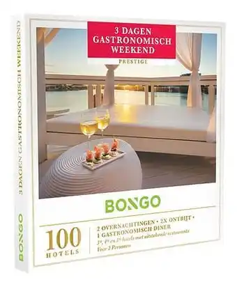 Dreamland Bongo cadeaubon 3 Dagen Gastronomisch Weekend aanbieding