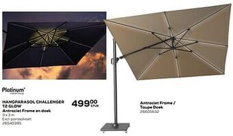 Hangparasol challenger t2 glow