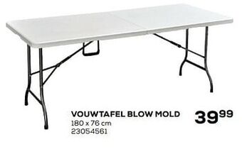 Supra Bazar Vouwtafel blow mold aanbieding