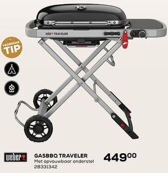 Weber gasbbq traveler