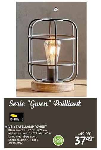 Brico Tafellamp gwen aanbieding
