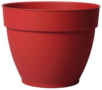 Brico Deroma bloempot Vaso Ninfea met waterreserve morello cherry Ø26cm aanbieding