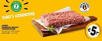 Jumbo Jumbo gemengd gehakt varken-rund aanbieding