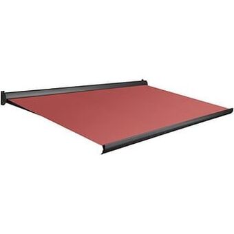 Brico Domasol zonnetent manueel ’Factor 10-A’ rood 450 x 300 cm aanbieding