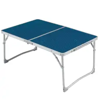 Decathlon Lage opklapbare kampeertafel blauw | 8387455 aanbieding