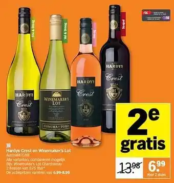 Albert Heijn Winemaker`s lot chardonnay aanbieding