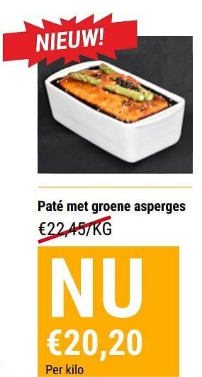 Paté met groene asperges