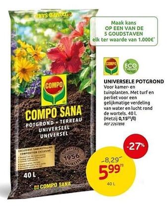 Brico Universele potgrond aanbieding
