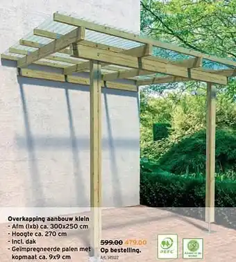 GAMMA Overkapping aanbouw klein aanbieding