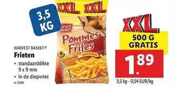 Lidl Harvest Basket Frieten 500g aanbieding