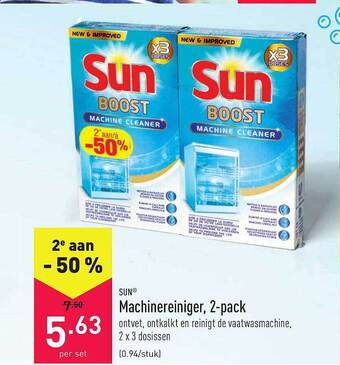 ALDI Sun Machinereiniger 2-pack aanbieding