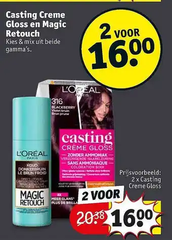 Kruidvat Casting Creme Gloss En Magic Retouch aanbieding