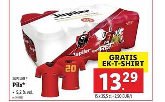 Lidl Jupiler Pils aanbieding