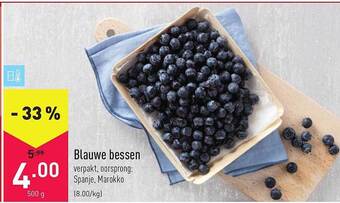 ALDI Blauwe Bessen aanbieding