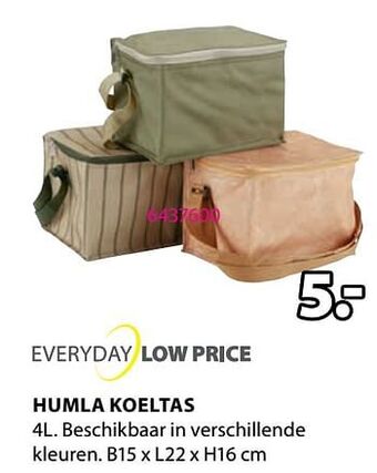 Jysk Humla koeltas aanbieding