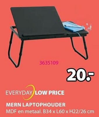 Jysk Mern laptophouder aanbieding