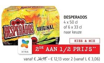 Spar Colruyt Desperados aanbieding