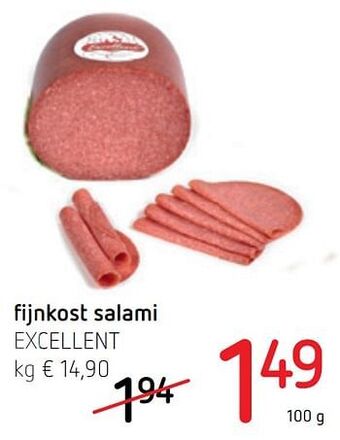 Spar Colruyt Fijnkost salami excellent aanbieding