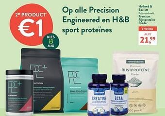 Holland & Barrett Premium rijstproteïne poeder aanbieding