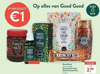 Holland & Barrett Krunchy keto bar salty caramel nut aanbieding