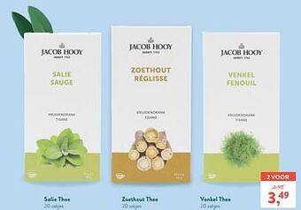 Holland & Barrett Salie thee zoethout thee venkel thee aanbieding