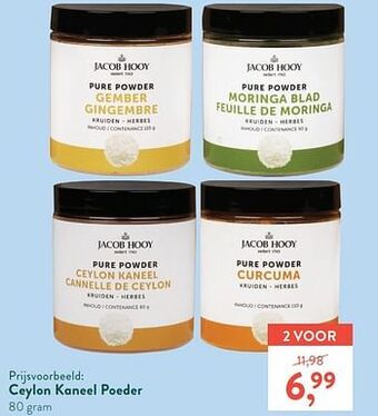 Holland & Barrett Ceylon kaneel poeder aanbieding