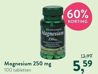 Holland & Barrett Magnesium 250 mg aanbieding