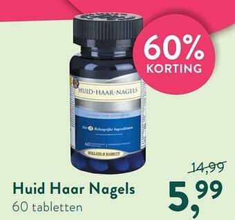 Holland & Barrett Huid haar nagels aanbieding