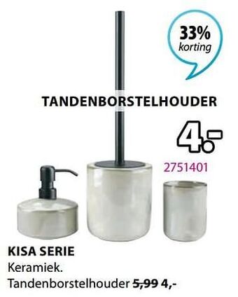 Jysk Kisa tandenborstelhouder aanbieding