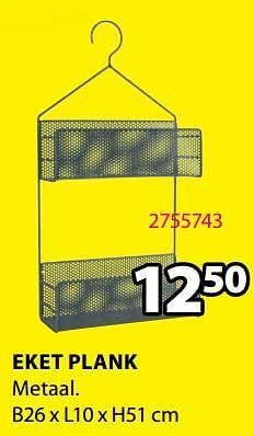 Jysk Eket plank aanbieding