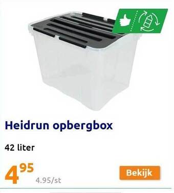 Action Heidrun Opbergbox aanbieding