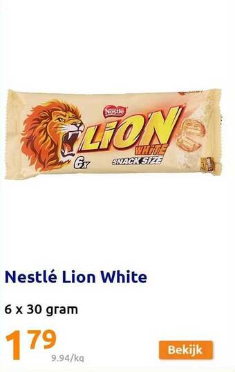 Action Nestlé Lion White aanbieding