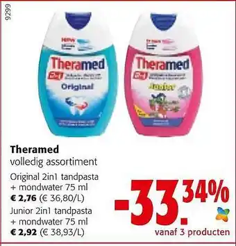 Theramed Tandpasta, Mondwater