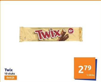 Action Twix aanbieding