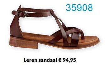 Bon Ap Leren sandaal aanbieding