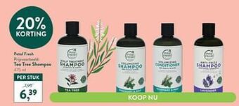 Holland & Barrett Tea tree shampoo aanbieding