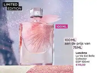 ICI PARIS XL Lancôme la vie est belle collector edp aanbieding
