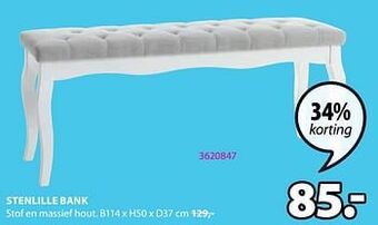 Jysk Stenlille bank aanbieding