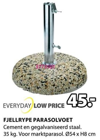 Jysk Fjellrype parasolvoet aanbieding