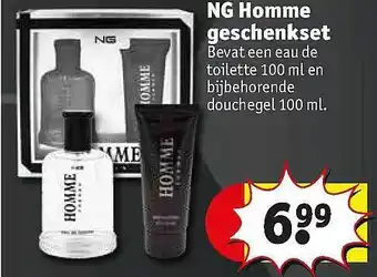 Kruidvat Ng Homme Geschenkset 100ml aanbieding