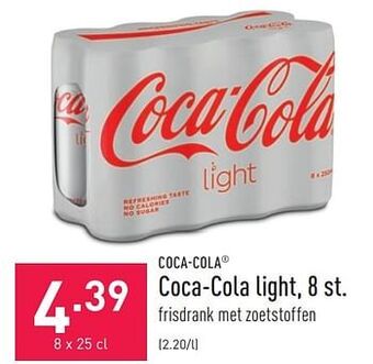 ALDI Coca-cola light aanbieding