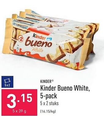ALDI Kinder bueno white aanbieding