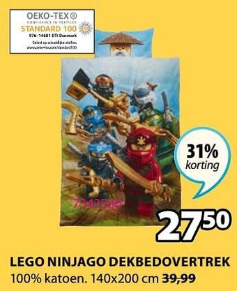 Lego ninjago dekbedovertrek