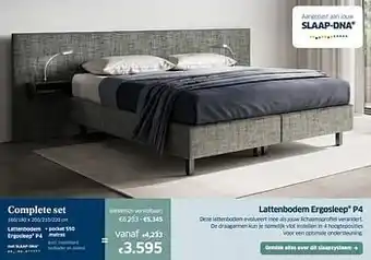 Lattenbodem ergosleep p4