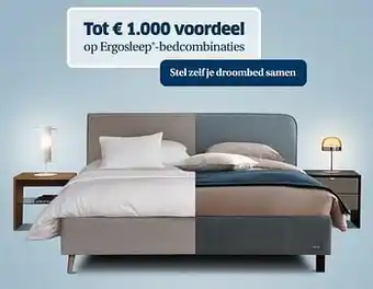 Sleeplife Ergosleep bedcombinaties aanbieding