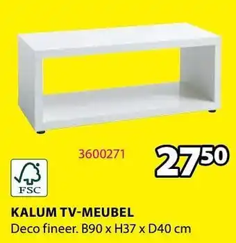 Jysk Kalum tv-meubel aanbieding