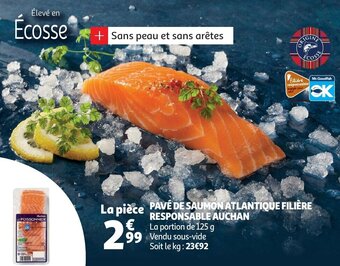 Auchan Pave De Saumon Atlantique Filiere Responsable Auchan aanbieding
