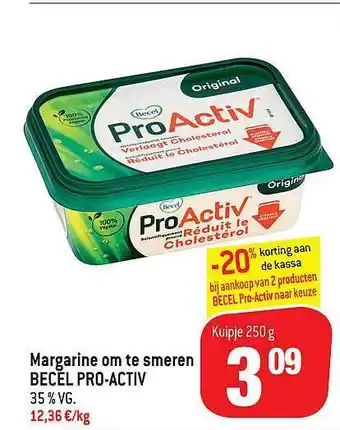 Margarine Om Te Smeren Becel Pro-activ 250g